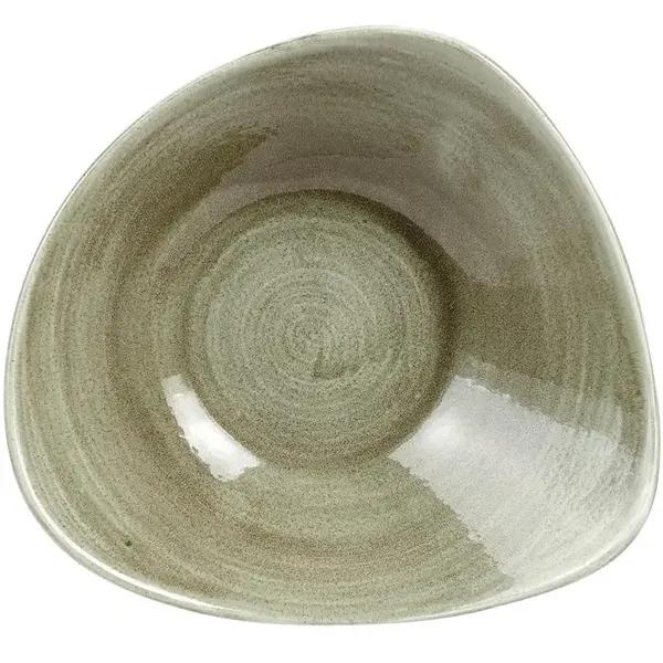 Kommen | STONECAST PATINA | Porselein | Groen | 60cl | 12 Stuks | Ø235mm