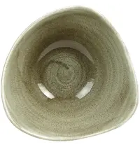 Churchill Kommen | STONECAST PATINA | Porselein | Groen | 26cl | 12 Stuks | Ø153mm