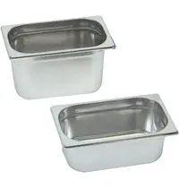 Diamond GN-Bak | RVS | 1/4 GN | Hoogte 100mm | 265x162x100(h)mm 