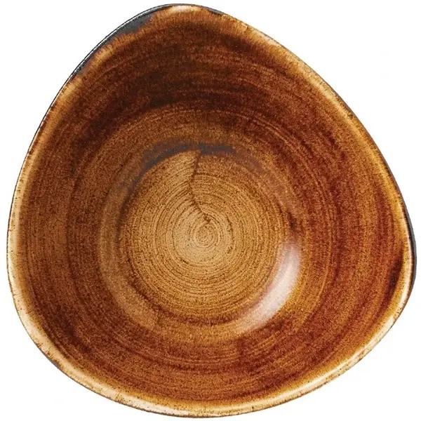 Kommen | STONECAST PATINA | Porselein | Bruin | 37cl | 12 Stuks | Ø185mm