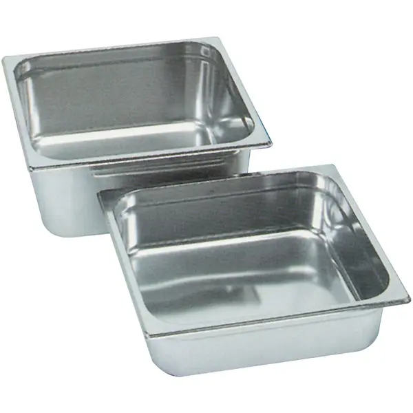 GN-Bak | RVS | 2/3 GN | Hoogte 100mm | 354x325x100(h)mm