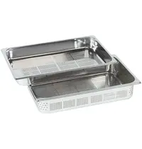 Diamond GN-Bak | RVS | 1/1 GN | Hoogte 40mm | Geperforeerd | 530x325x40(h)mm