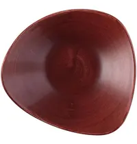 Churchill Kommen | STONECAST PATINA | Porselein | Donkerrood | 60cl | 12 Stuks | Ø235mm
