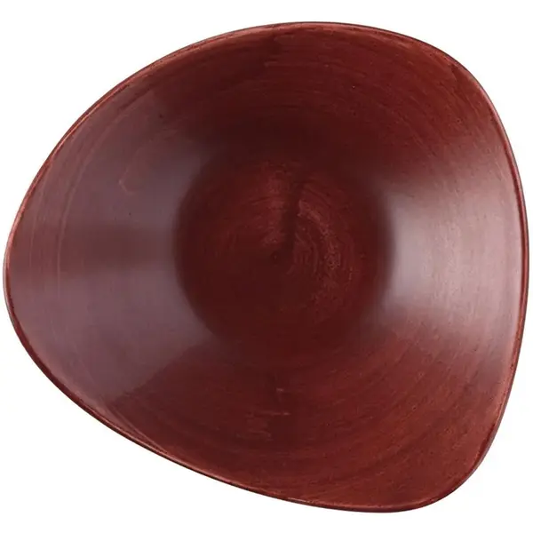 Kommen | STONECAST PATINA | Porselein | Donkerrood | 60cl | 12 Stuks | Ø235mm