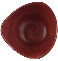 Churchill Kommen | STONECAST PATINA | Porselein | Donkerrood | 26cl | 12 Stuks | Ø153mm