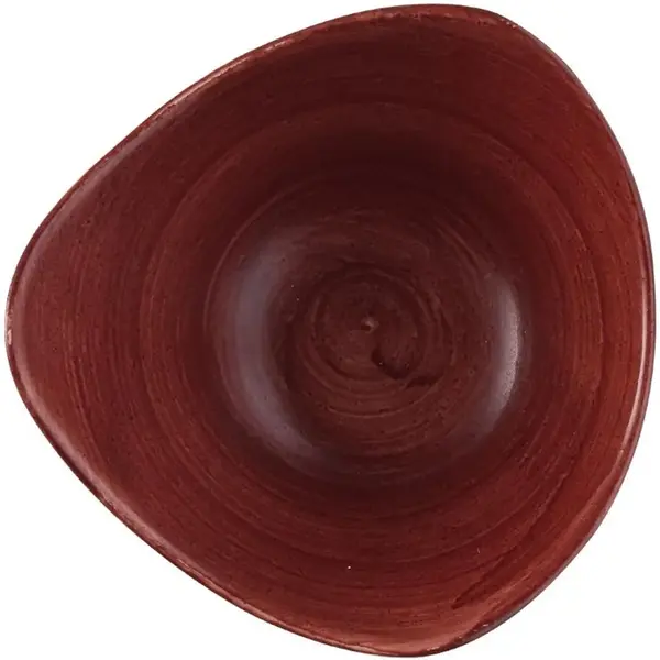 Kommen | STONECAST PATINA | Porselein | Donkerrood | 26cl | 12 Stuks | Ø153mm