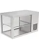 IDEAL AKE Koelvitrine | AKV-S | 123L | RVS | +6°C/+12°C | Geforceerd | 2 Niveaus | 910x510x545(h)mm 