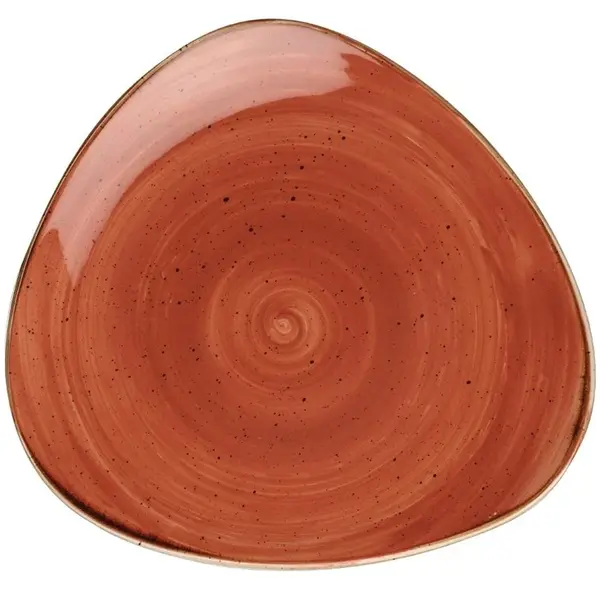 Borden | STONECAST | Keramiek | Oranje | 12 Stuks | Ø245mm