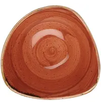 Churchill Kommen | STONECAST | Keramiek | Donkeroranje | 26cl | 12 Stuks | Ø153mm 