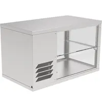 IDEAL AKE Koelvitrine | AKV-S | 123L | RVS | +6°C/+12°C | Geforceerd | 2 Niveaus | 910x510x545(h)mm
