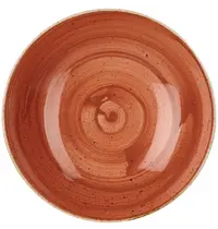 Churchill Coupeschalen | STONECAST | Keramiek | Oranje | 12 Stuks | Ø182x30(h)mm 
