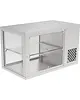 IDEAL AKE Koelvitrine | AKV-S | 123L | RVS | +6°C/+12°C | Geforceerd | 2 Niveaus | Zelfbediening | 910x510x545(h)mm 