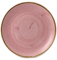 Churchill Coupeborden | STONECAST | Keramiek | Lichtroze | 12 Stuks | Ø260mm 