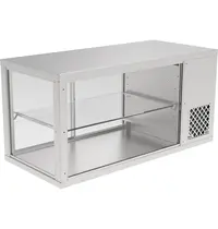 IDEAL AKE Koelvitrine | AKV-S | 164L | RVS | +6°C/+12°C | Geforceerd | 2 Niveaus | 1110x510x545(h)mm