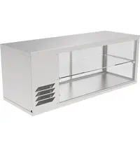 IDEAL AKE Koelvitrine | AKV-S | 225L | RVS | +6°C/+12°C | Geforceerd | 2 Niveaus | 1410x510x545(h)mm