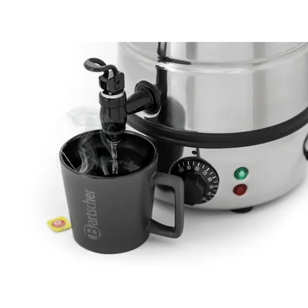 Heetwaterdispenser | RVS | 5L | 30°C/100°C | 1.8kW (230V) | Enkelwandig | 280x270x400(h)mm