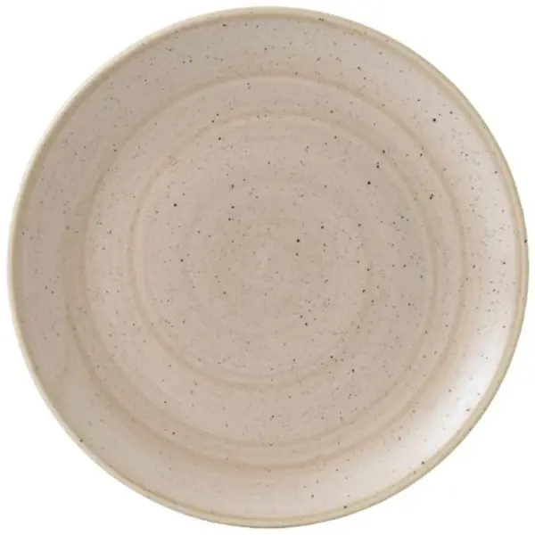 Coupeborden | STONECAST | Keramiek | Crème | 12 Stuks | Ø260mm