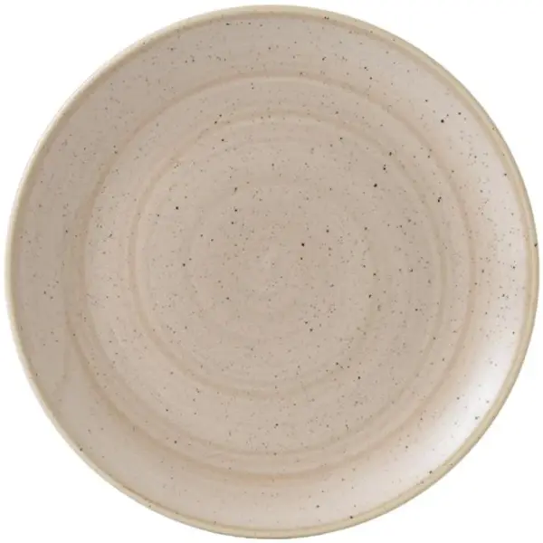 Coupeborden | STONECAST | Keramiek | Crème | 12 Stuks | Ø288mm