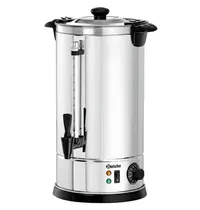 Bartscher Heetwaterdispenser | RVS | 8.5L | 30°C/100°C | 1.6kW (230V) | Dubbelwandig | 225x225x470(h)mm
