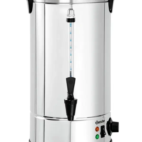 Heetwaterdispenser | RVS | 8.5L | 30°C/100°C | 1.6kW (230V) | Dubbelwandig | 225x225x470(h)mm