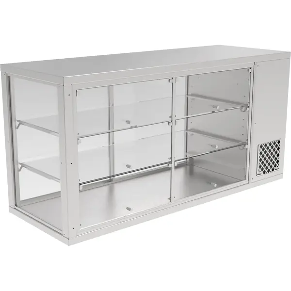 Koelvitrine | AKV-S | 299L | RVS | +6°C/+12°C | Geforceerd | 3 Niveaus | Zelfbediening | 1410x510x695(h)mm