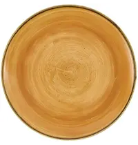 Churchill Coupeborden | STONECAST | Keramiek | Oranje | 12 Stuks | Ø260mm