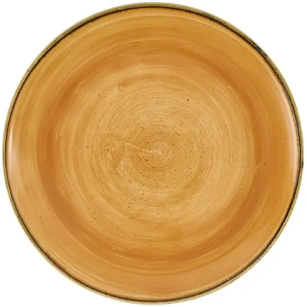 Coupeborden | STONECAST | Keramiek | Oranje | 12 Stuks | Ø260mm