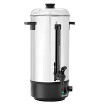 Bartscher Heetwaterdispenser | RVS/Zwart | 10L | 30°C/100°C | 2.5kW (230V) | Enkelwandig | 275x290x505(h)mm