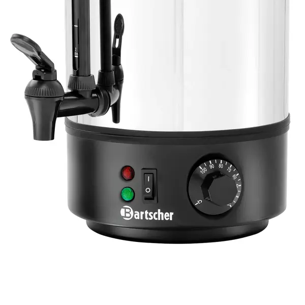 Heetwaterdispenser | RVS/Zwart | 10L | 30°C/100°C | 2.5kW (230V) | Enkelwandig | 275x290x505(h)mm