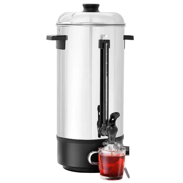 Heetwaterdispenser | RVS/Zwart | 10L | 30°C/100°C | 2.5kW (230V) | Enkelwandig | 275x290x505(h)mm