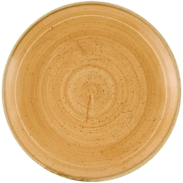 Coupeborden | STONECAST | Keramiek | Oranje | 12 Stuks | Ø217mm
