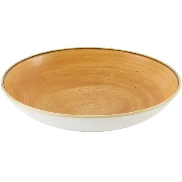 Coupeschalen | STONECAST | Keramiek | Oranje | 114cl | 12 Stuks | Ø248x36(h)mm