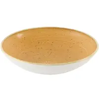 Churchill Coupeschalen | STONECAST | Keramiek | Oranje | 42cl | 12 Stuks | Ø182x30(h)mm
