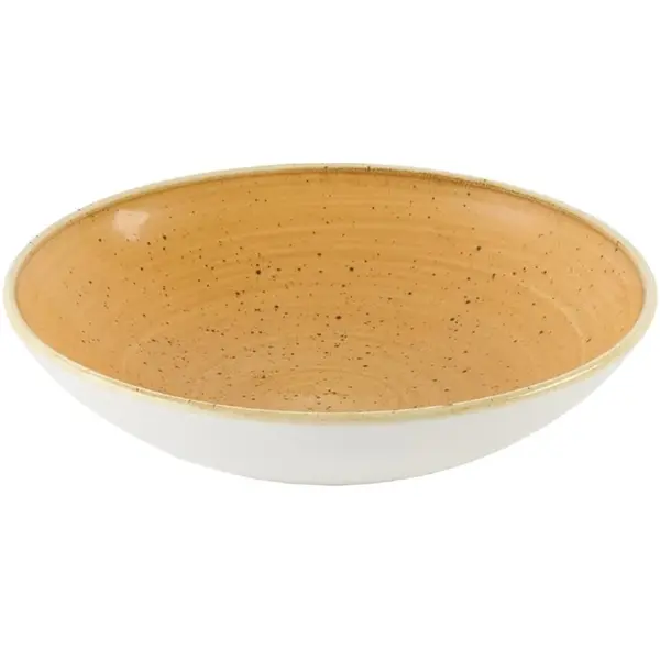 Coupeschalen | STONECAST | Keramiek | Oranje | 42cl | 12 Stuks | Ø182x30(h)mm