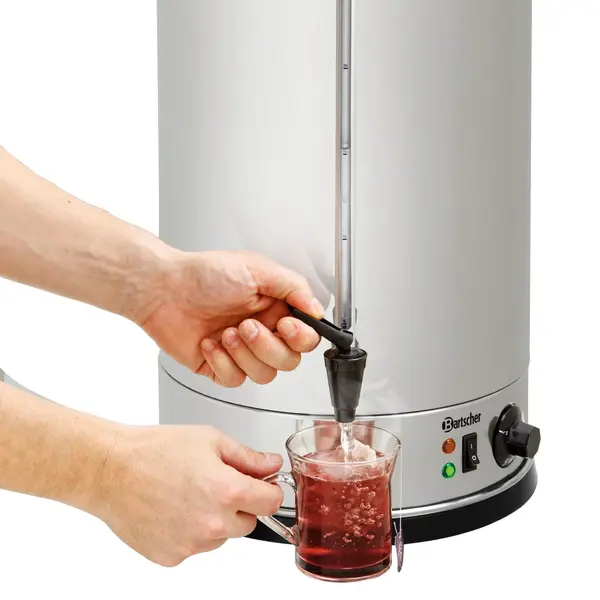 Heetwaterdispenser | RVS | 28L | 30°C/100°C | 2.8kW (230V) | Dubbelwandig | 400x385x635(h)mm