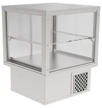 IDEAL AKE Drop-In Koelvitrine | AKV-S | 146L | RVS | +6°C/+12°C | Geforceerd | 2 Niveaus | 643x610x795(h)mm
