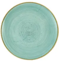 Churchill Coupeborden | STONECAST | Keramiek | Mintgroen | 12 Stuks | Ø260mm 