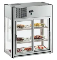 NordCap Koelvitrine | LINUS | RVS | +4°C/+10°C | Geforceerd | 3 Niveaus | 1000x438x934(h)mm