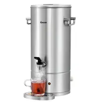 Bartscher Heetwaterdispenser | SILVER | RVS | 9L | 30°C/95°C | 2.8kW (230V) | Wateraansluiting | Dubbelwandig | Lekbak | 305x350x490(h)mm