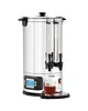 Bartscher Heetwater-/Theedispenser | RVS | 15L | 0°C/100°C | 2.5kW (230V) | 2 Reservoirs + Tapkranen | Dubbelwandig | Lekbak | 250x380x550(h)mm 