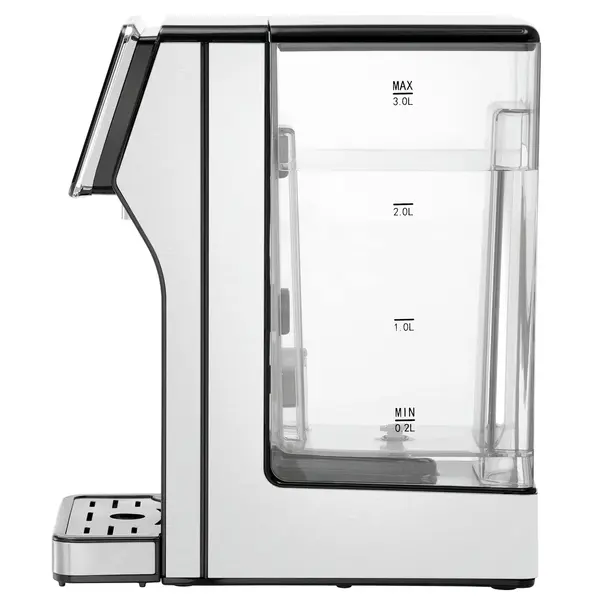 Heetwaterdispenser | RVS/Zwart | 3L | 40°C/100°C | 2.6kW (230V) | Touchscreen | Lekbak | 143x280x310(h)mm