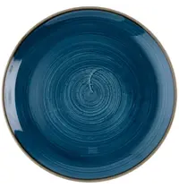 Churchill Coupeborden | STONECAST | Keramiek | Donkerblauw | 12 Stuks | Ø288mm