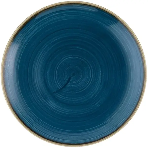 Coupeborden | STONECAST | Keramiek | Donkerblauw | 12 Stuks | Ø217mm