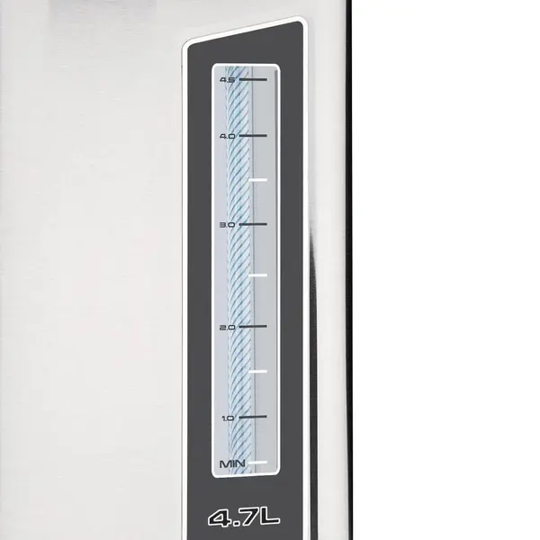 Heetwaterdispenser | RVS/Zwart | 4.7L | 40°C/100°C | 0.75kW (230V) | Elektrische Pomp | Dubbelwandig | 215x300x370(h)mm