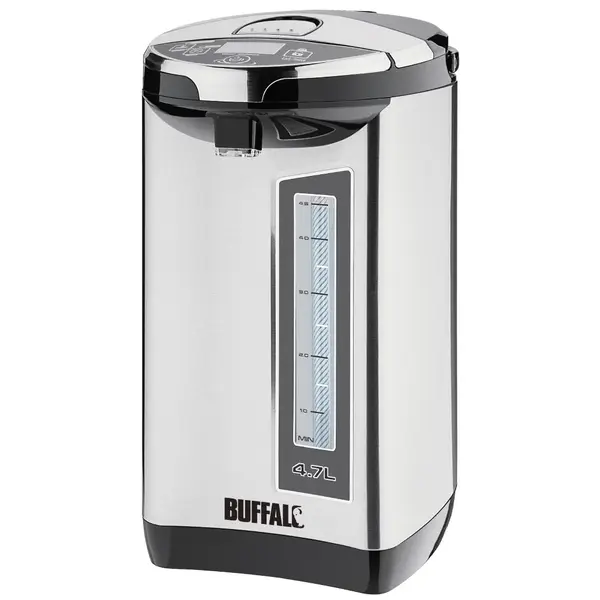Heetwaterdispenser | RVS/Zwart | 4.7L | 40°C/100°C | 0.75kW (230V) | Elektrische Pomp | Dubbelwandig | 215x300x370(h)mm