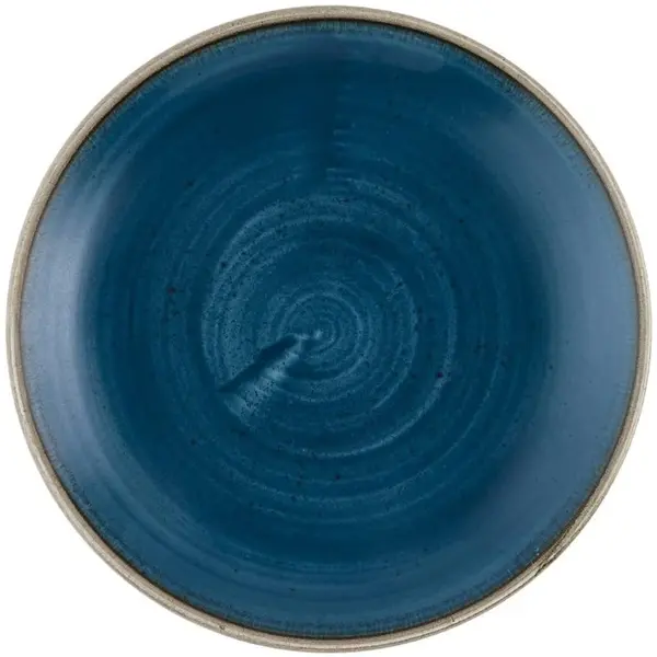 Coupeborden | STONECAST | Keramiek | Donkerblauw | 12 Stuks | Ø165mm