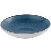 Churchill Coupeschalen | STONECAST | Keramiek | Donkerblauw | 113.6cl | 12 Stuks | Ø248x36(h)mm 