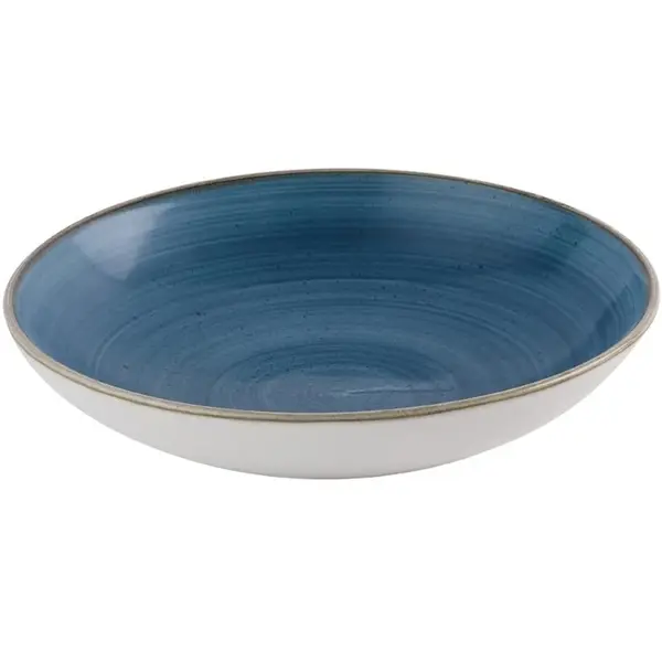 Coupeschalen | STONECAST | Keramiek | Donkerblauw | 113.6cl | 12 Stuks | Ø248x36(h)mm