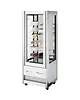 ISA Koel-/Vriesvitrine | CRISTAL TOWER | 565L | RVS/Wit | -15°C/-18°C & +1°C/+10°C | Geforceerd | 6 Niveaus | Wielen (Geremd) | 750x745x2062(h)mm 