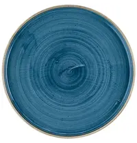 Churchill Borden | STONECAST | Keramiek | Donkerblauw | 6 Stuks | Ø260x20(h)mm 